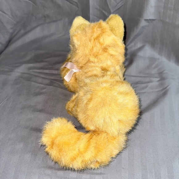 Vtg JUST FRIENDS Aurora Orange Tabby Cat Kitty Plush EUC - Picture 2 of 11